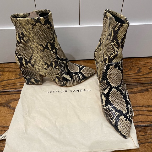 Loeffler Randall Shoes - Loeffler Randall Snakeskin Boots